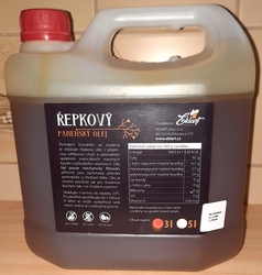EKLART Řepkový olej lisovaný za studena 10 litrů 