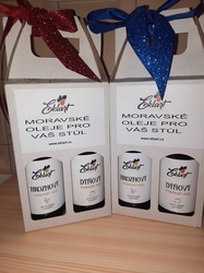 EKLART dárkový balíček olejů 2 x 250 ml - obal + výzdoba